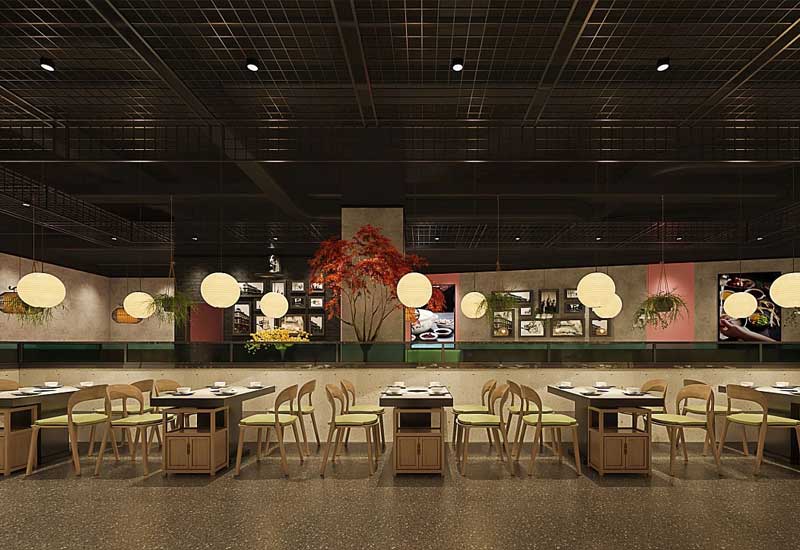 鄭州中餐廳裝修工期安排：低預(yù)算設(shè)計費(fèi)、及高性價比材料